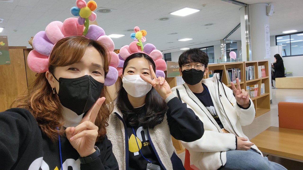 ▲ 성장교실 홍보 부스