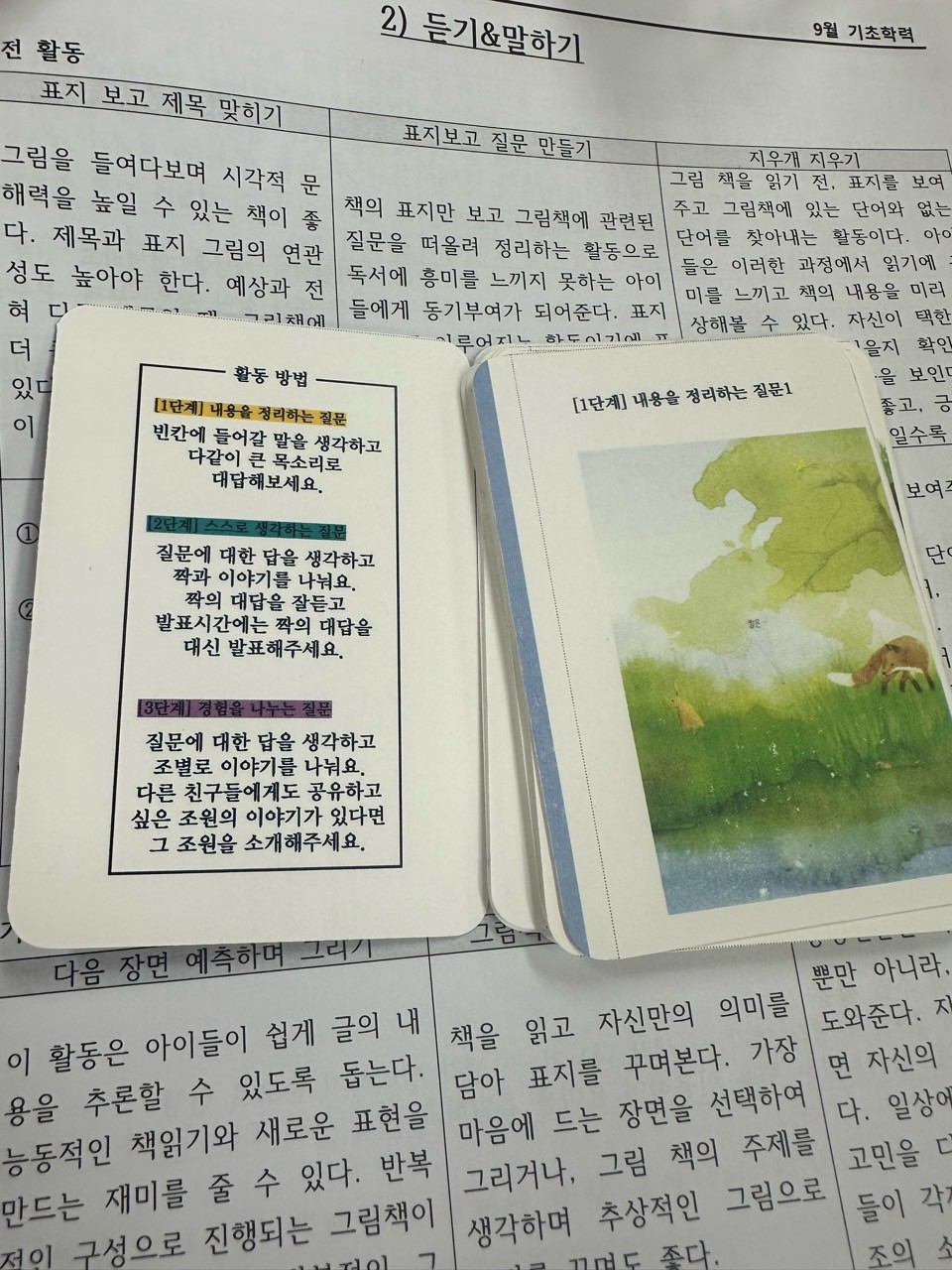 ▲ 그림책 활용 프로그램 활동 체험하기