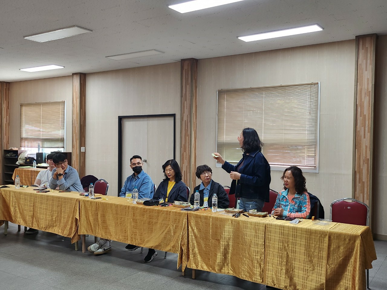 ▲ 청포대수련원에서의 스파크 러닝 퍼실리테이션 활동