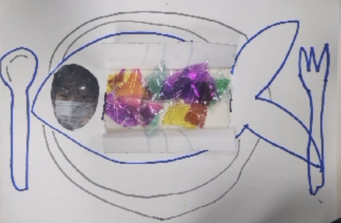 ▲ 미세플라스틱 영상 캡쳐본