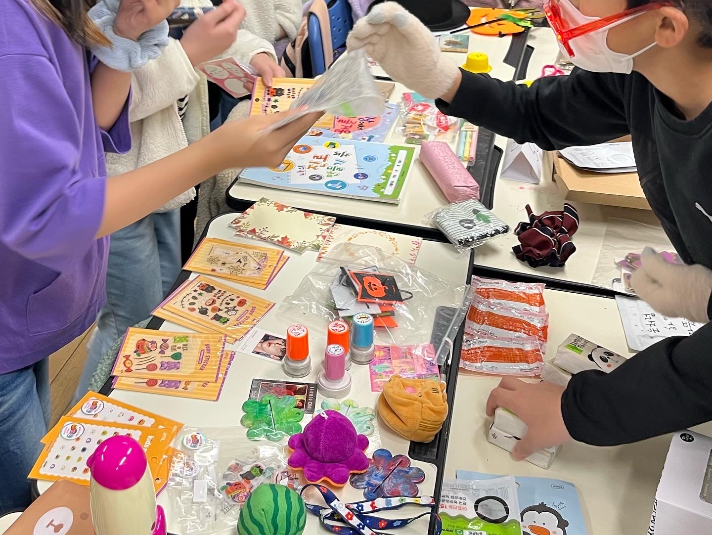 ▲ 아나바다 장터 운영