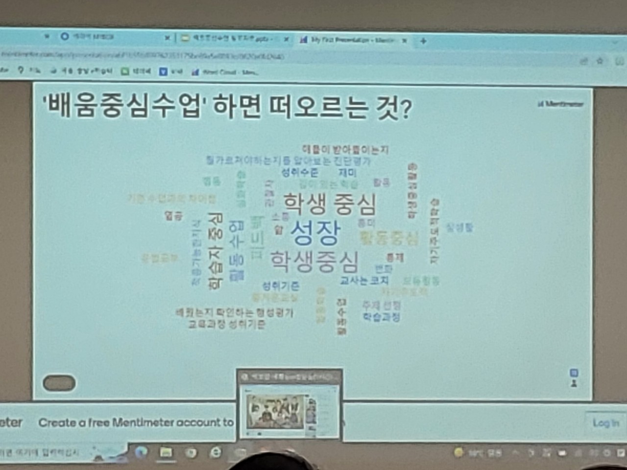 ▲ ‘배움 중심 수업’하면 떠오르는 것은?